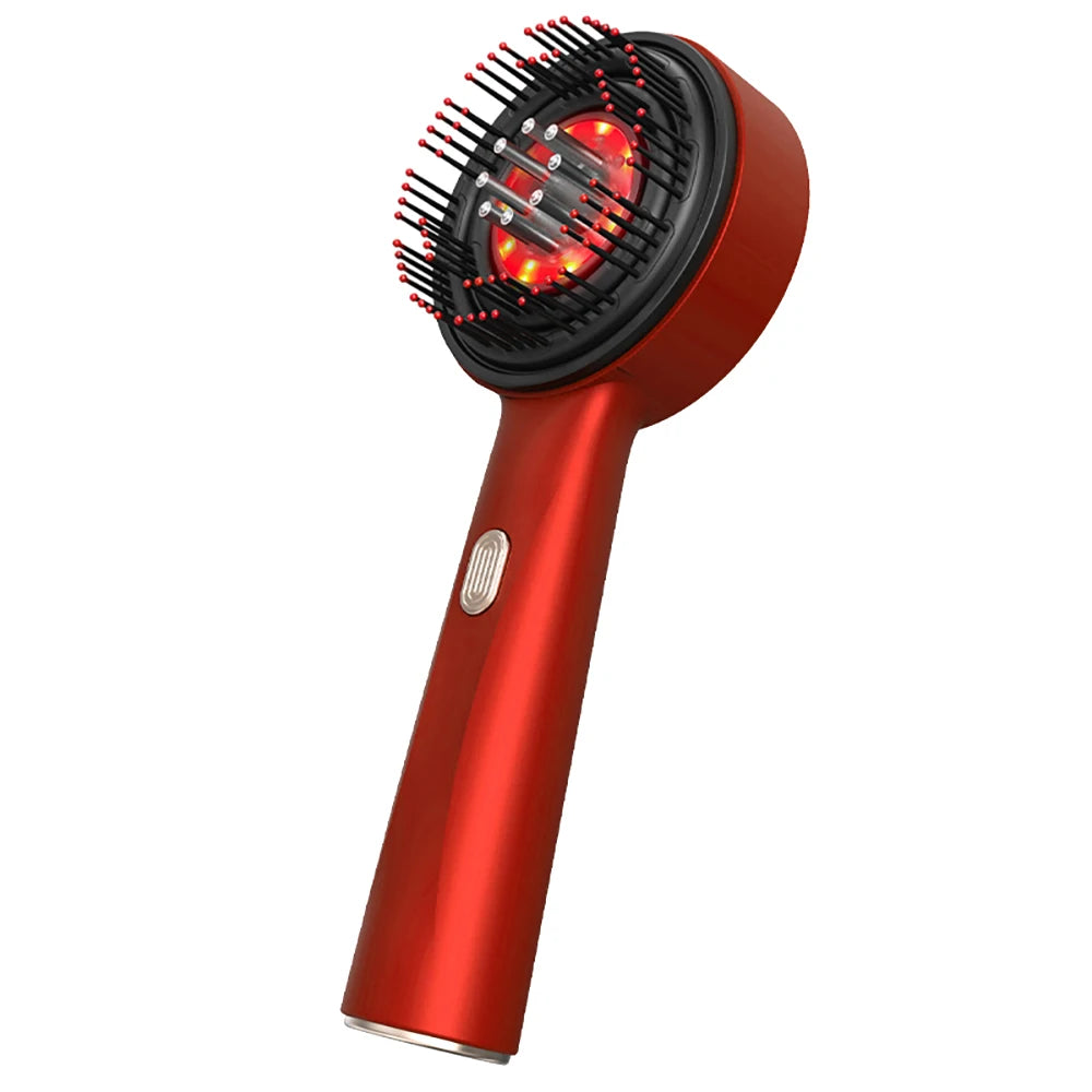 Electric Massage Comb with Built-in Red Light Therapy