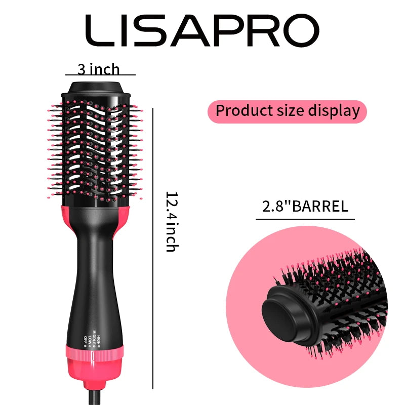 3-in-1 Hot Air Brush – One-Step Hair Dryer, Volumizer & Styler