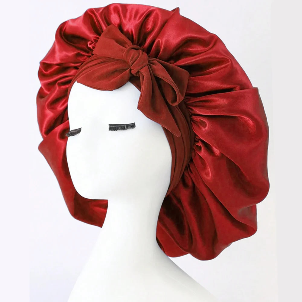 Adjustable Silk Bonnet