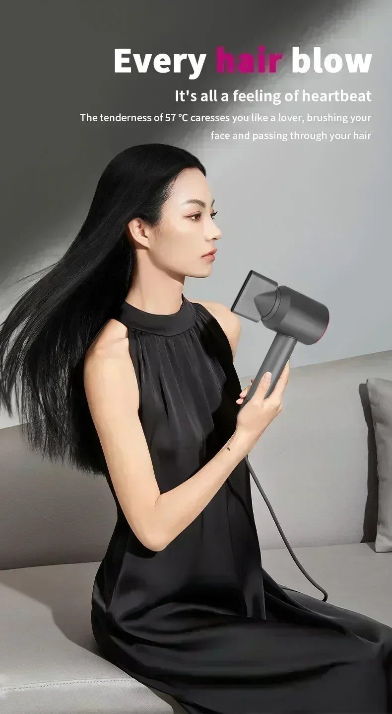 5-in-1 Professional Hair Dryer – Hot & Cold Air Lightweight Thermostatic Styling Tool
