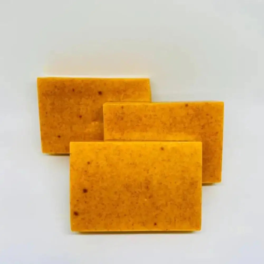 Turmeric & Lemon Kojic Acid Handmade Soap – Facial & Body Care, 1/3/5pcs