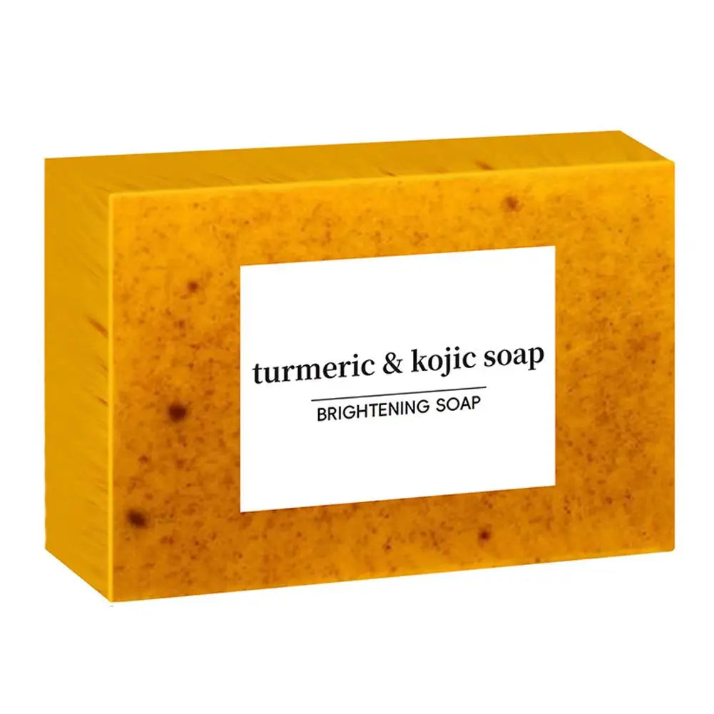 Turmeric & Lemon Kojic Acid Handmade Soap – Facial & Body Care, 1/3/5pcs