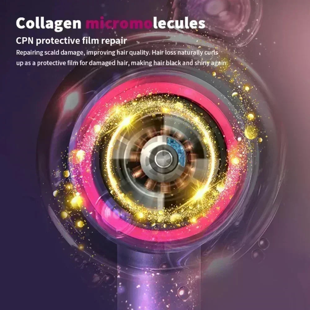 5-in-1 Professional Hair Dryer – Hot & Cold Air Lightweight Thermostatic Styling Tool