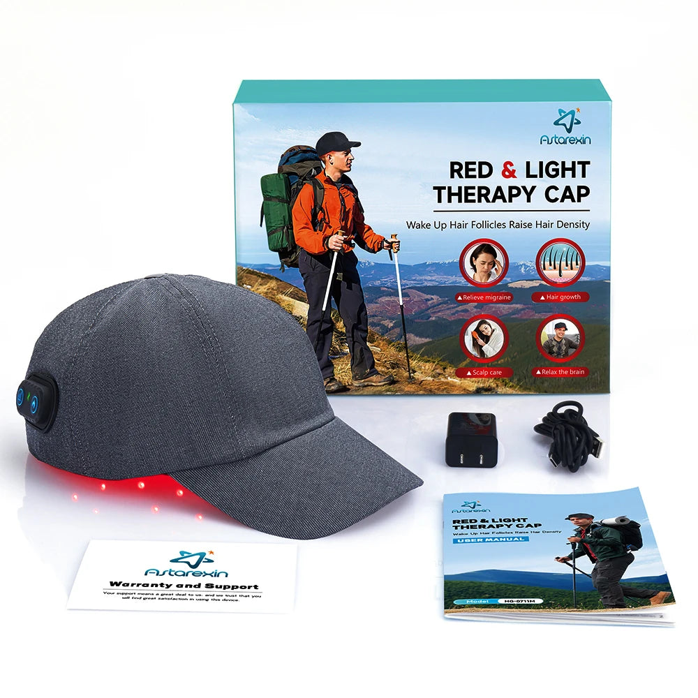 LED Hair Growth Cap – Red Light Therapy for Hair Regrowth & Anti-Hair Loss