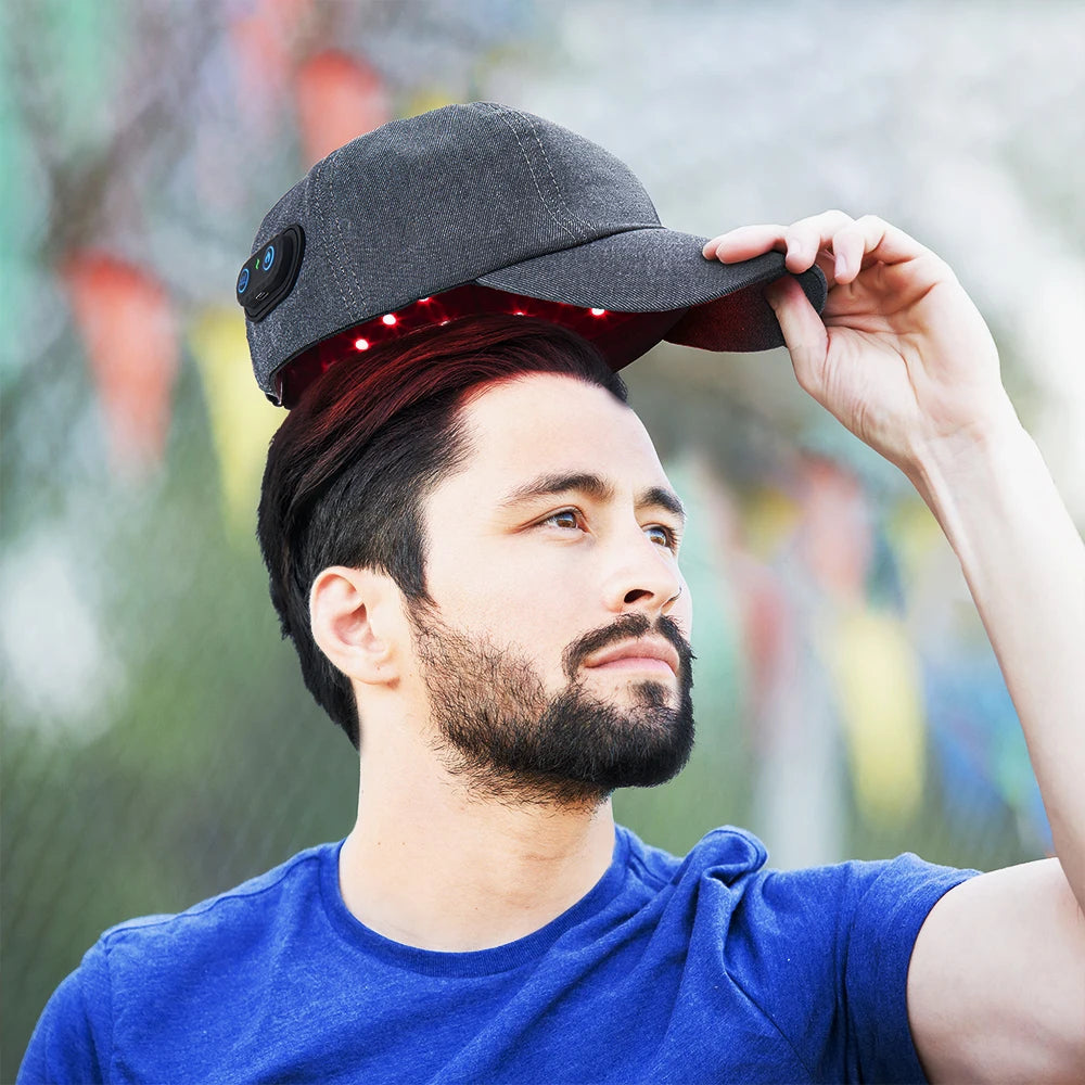 LED Hair Growth Cap – Red Light Therapy for Hair Regrowth & Anti-Hair Loss