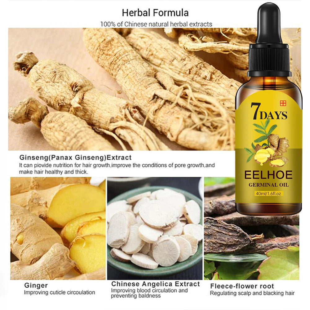 Ginger Hair Growth Serum – Essential Oil Scalp Treatment for Fuller-Looking Hair