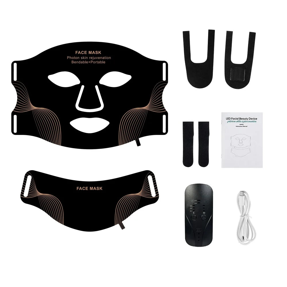 7-Color LED Red Light Therapy Mask